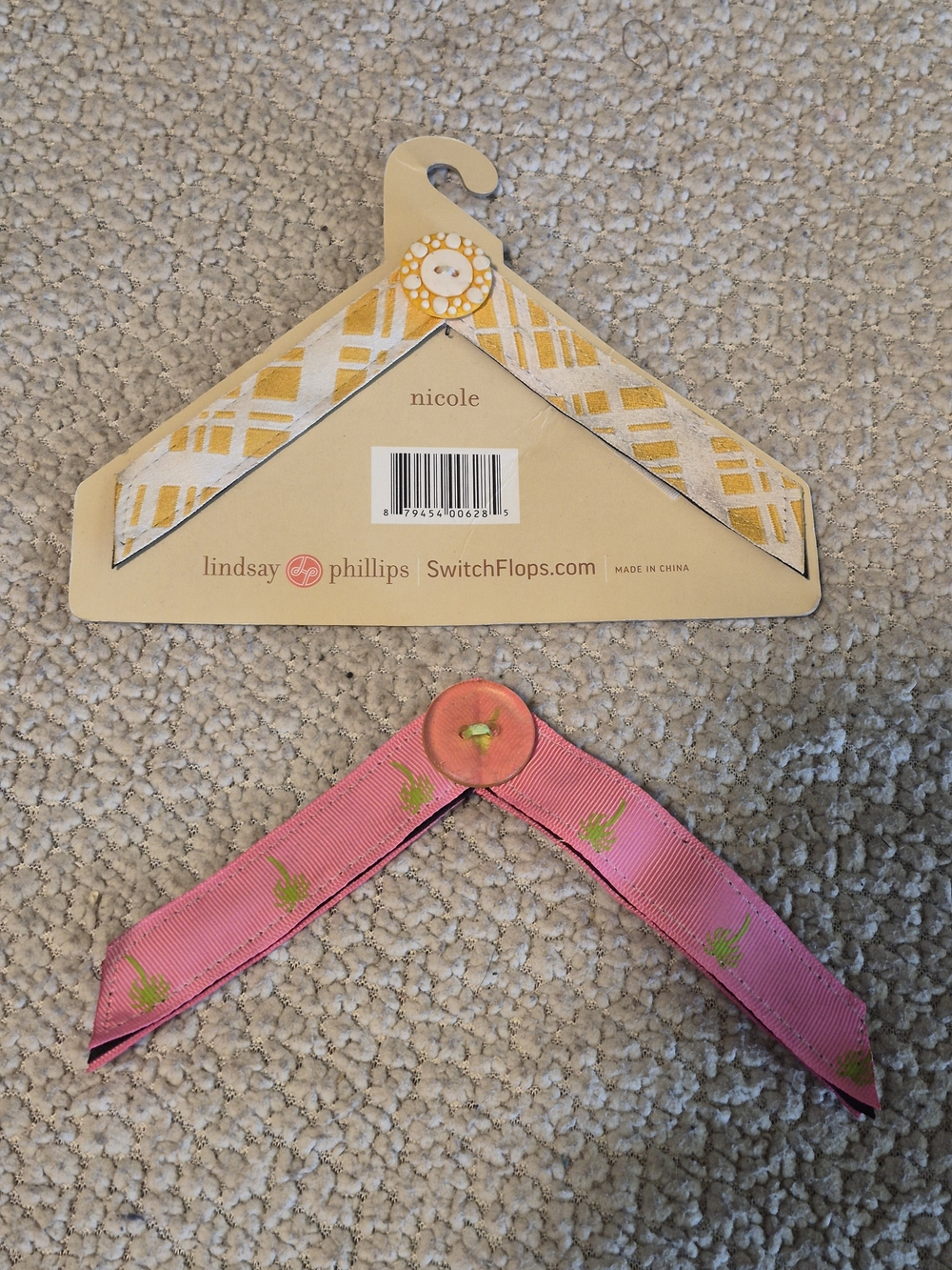 Lindsay Phillips SwitchFlops Straps Nicole & Pink Palm